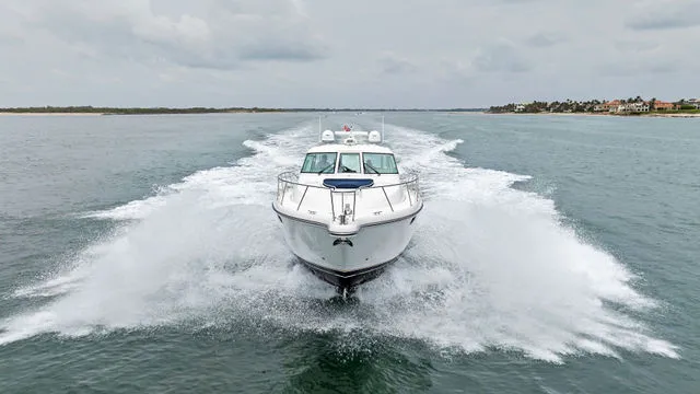 Slide: The Image of 2004 Tiara 3800 boat named "Our Gang" in Massapequa, N.Y., on dry dock. - 15