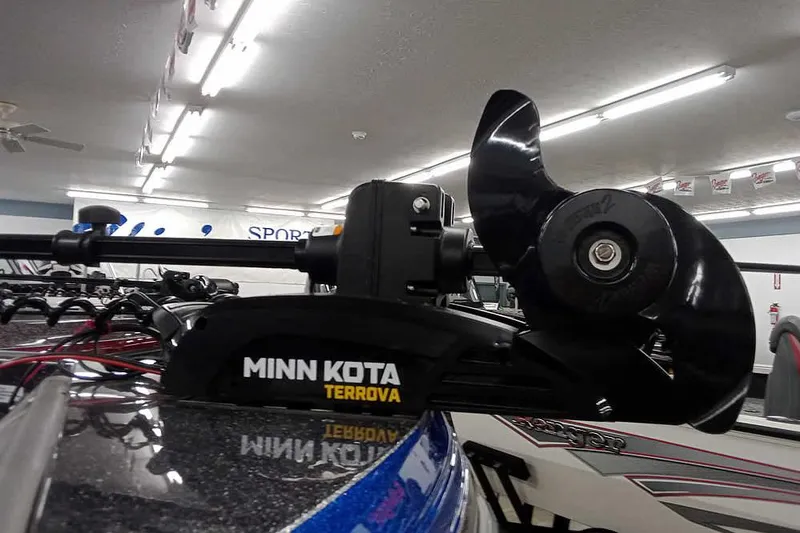 Slide: The Image of Minn Kota Terrova motor on 2026 Ranger 1880MS A Pack Equipped boat. - 5