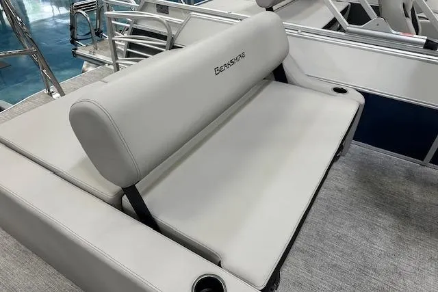 Slide: The Image of 2026 Berkshire 22UL LE B boat with comfortable seating and modern design. - 5