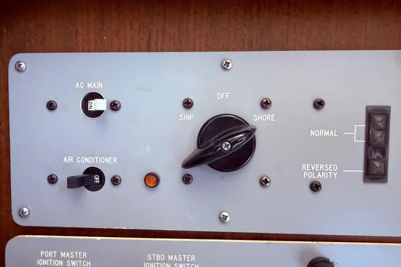 Slide: The Image of close up pf electrical panel - 30