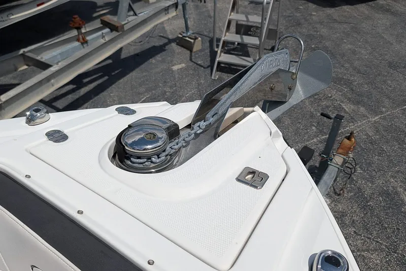 Slide: The Image of Anchor system on a 2021 Monterey 255SS Super Sport boat. - 20