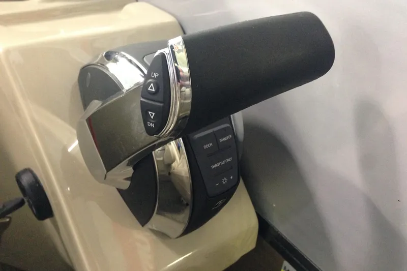 Slide: The Image of Throttle control lever of 2016 Misty Harbor 2285 Biscayne Bay RL boat. - 26