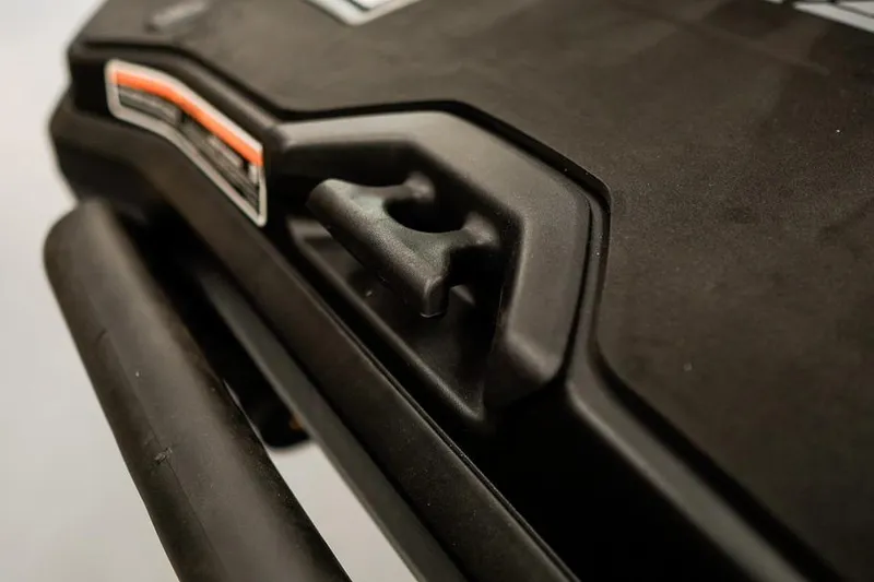 Slide: The Image of Close-up of 2026 Sea-Doo FishPro Sport 170 handle detail. - 22