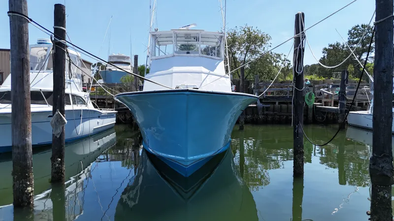 Slide: The Image of Custom Carolina Buddy Harris 44 Sport Fish 1983 - 55