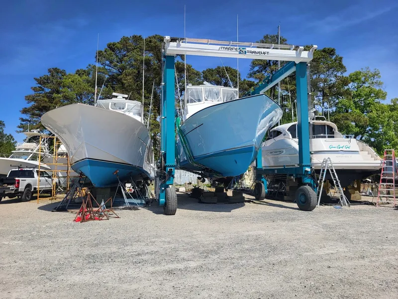 Slide: The Image of Custom Carolina Buddy Harris 44 Sport Fish 1983 - 57