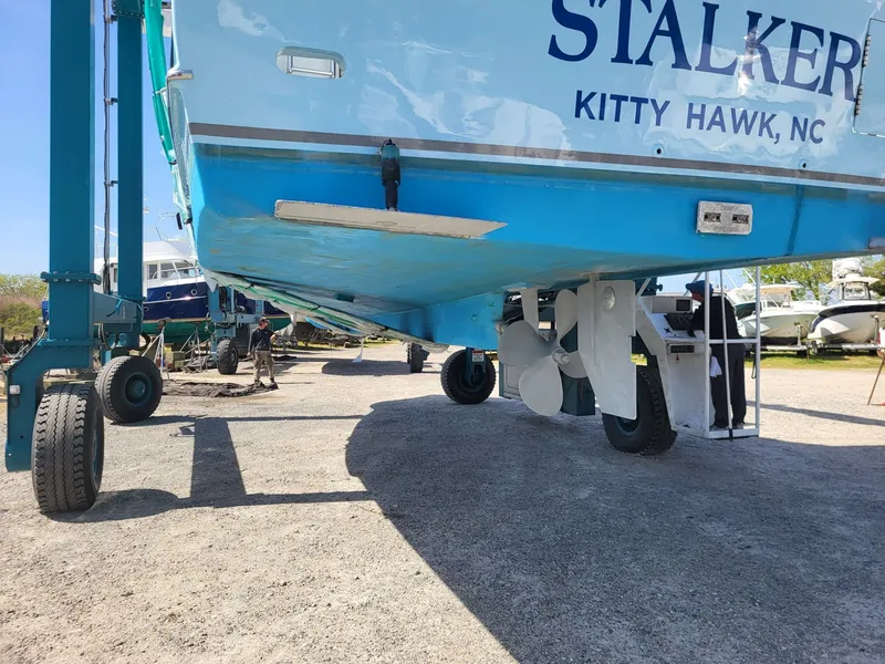 Slide: The Image of Custom Carolina Buddy Harris 44 Sport Fish 1983 - 58
