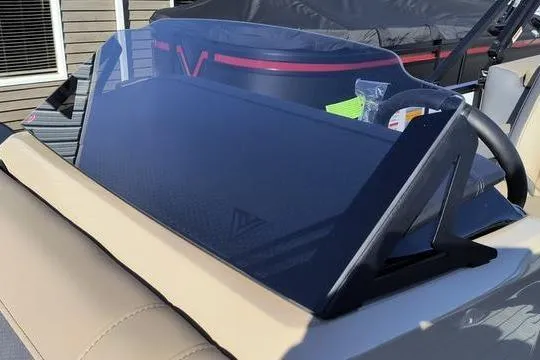 Slide: The Image of 2026 Viaggio V22U boat dashboard with sleek design and modern controls. - 15