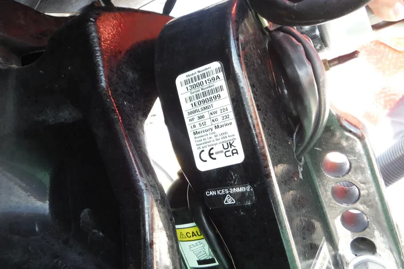 Slide: The Image of 2023 Lake & Bay 21 Boca Grande boat identification number plate. - 12