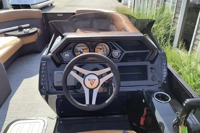 Slide: The Image of Interior of 2026 Viaggio X22S with modern dashboard and steering wheel. - 5