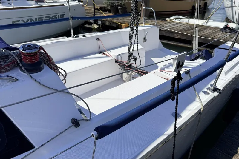 Slide: The Image of 2016 Catalina 275 Sport sailboat docked at marina. - 15