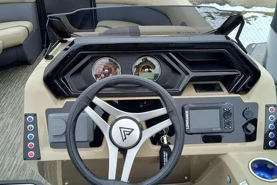 Slide: The Image of Dashboard of a 2026 Viaggio x22u boat. - 6