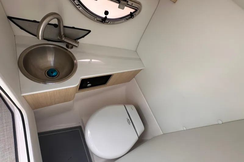 Slide: The Image of Interior of 2025 Regal LX6 with sink and toilet. - 14