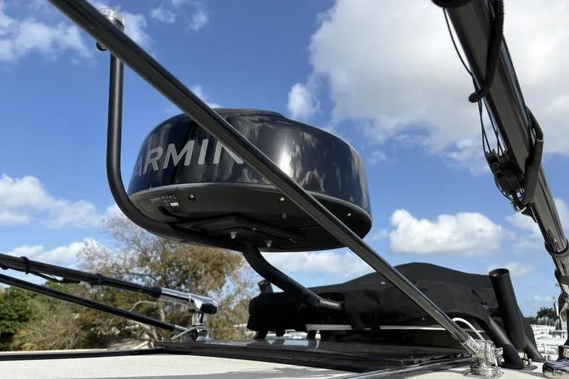 Slide: The Image of Garmin radar on a Stuart 27 boat, year 2025. - 40