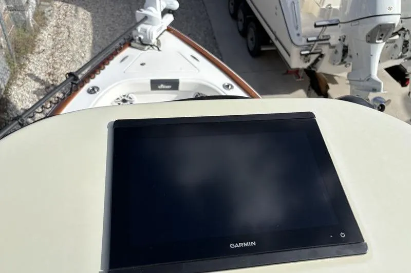 Slide: The Image of Garmin display on a 2025 Stuart 27 boat. - 43