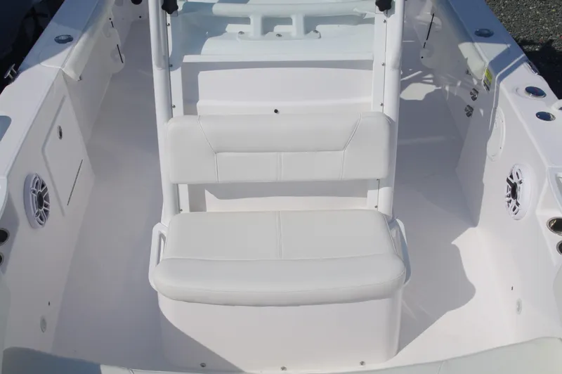Slide: The Image of Interior view of Everglades 235 Center Console boat, 2023 model. - 39