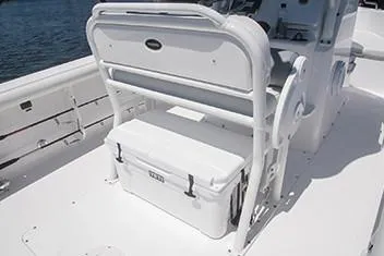 Slide: The Image of Everglades 235 Center Console 2023 with cooler on deck. - 46
