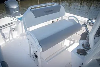 Slide: The Image of Interior view of Everglades 235 Center Console 2023 boat. - 47