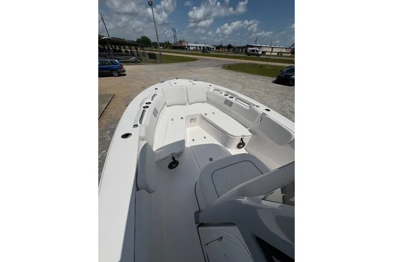 Slide: The Image of 2026 Sea Fox 248 Commander boat interior with Garmin navigation system. - 8