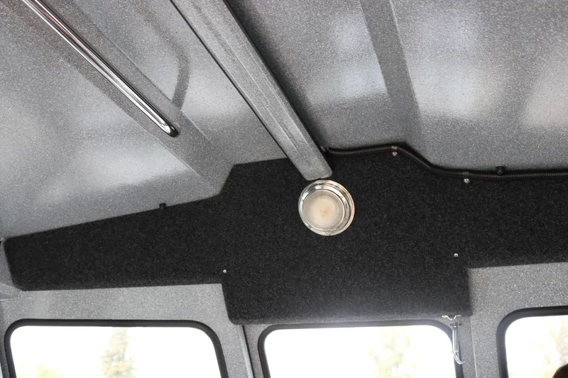 Slide: The Image of Interior ceiling of 2026 KingFisher 2425 Escape HT boat with light fixture. - 14