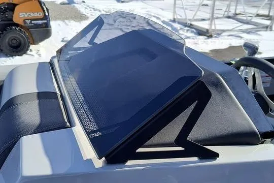 Slide: The Image of Viaggio x22u 2026 boat with modern windshield design. - 10