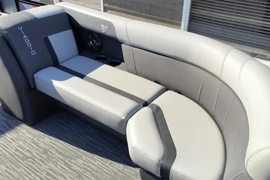 Slide: The Image of Gray Viaggio x22u 2026 boat seat with modern design. - 15