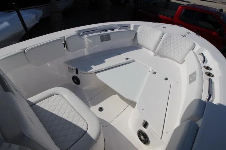 Slide: The Image of Interior of 2026 Sea Fox 248 Commander with luxurious seating. - 8