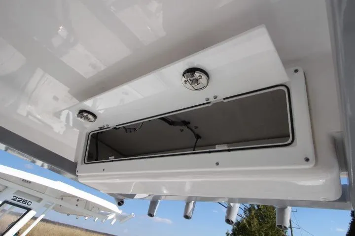 Slide: The Image of Storage compartment in Sea Fox 248 Commander boat, 2026 model. - 9
