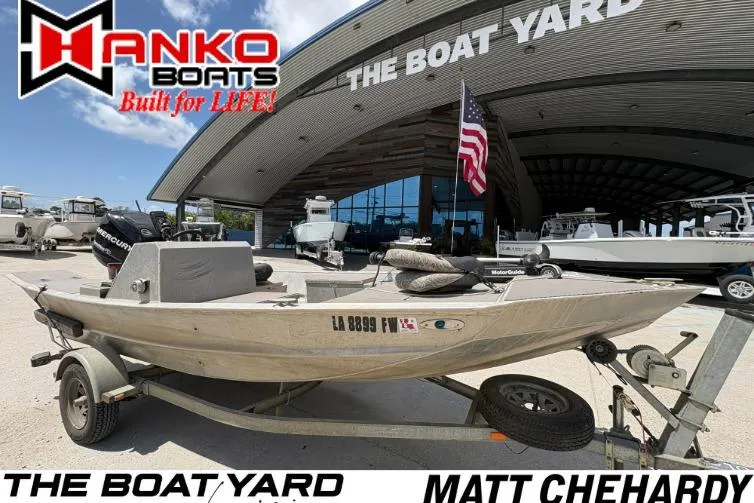 The Image of Custom 2010 Hanko 16' Side Console boat on trailer at The Boat Yard. - 1