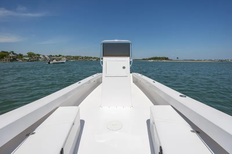 Slide: The Image of StroudCraft 2000 boat cruising on a sunny day, 2026 model. - 16