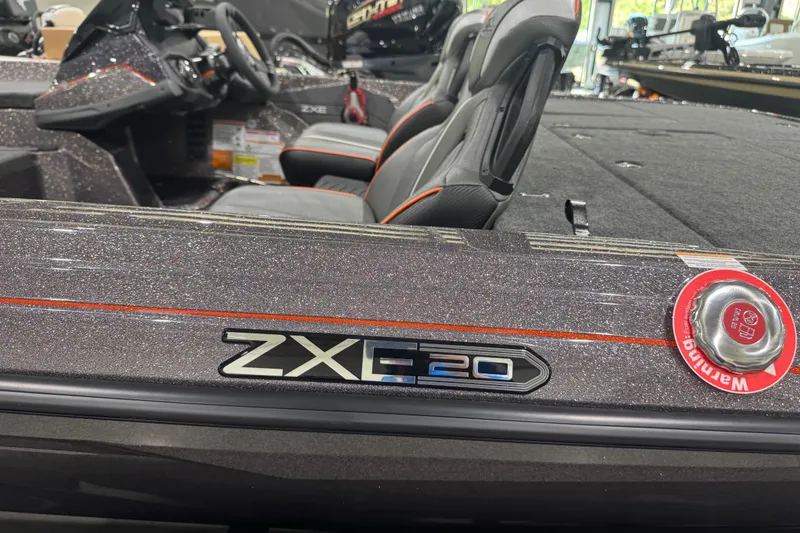 Slide: The Image of 2026 Skeeter ZXE20 boat interior with sleek design and comfortable seating. - 2