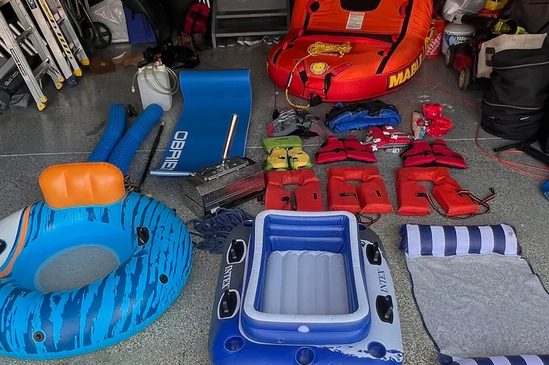 Slide: The Image of Various boating accessories and inflatables for a 2006 Crownline 252 EX. - 14