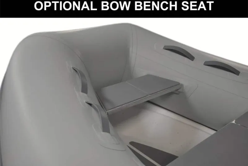 Slide: The Image of 2026 AB Inflatables Lammina 8 UL with optional bow bench seat, gray interior. - 8