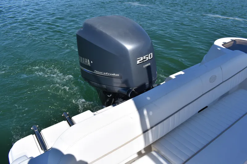 Slide: The Image of 2014 Sea Fox 226 Commander with Yamaha 250 outboard engine on water. - 25