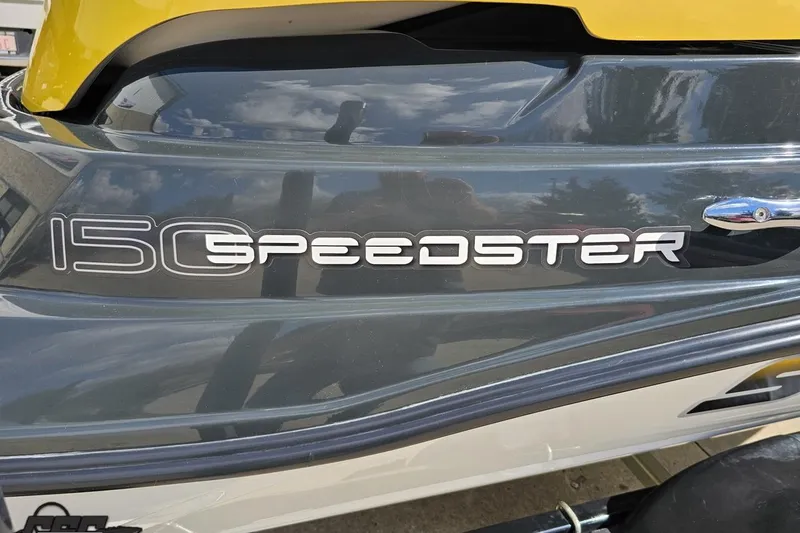 Slide: The Image of 2007 Sea-Doo 150 Speedster boat logo on sleek, reflective surface. - 5