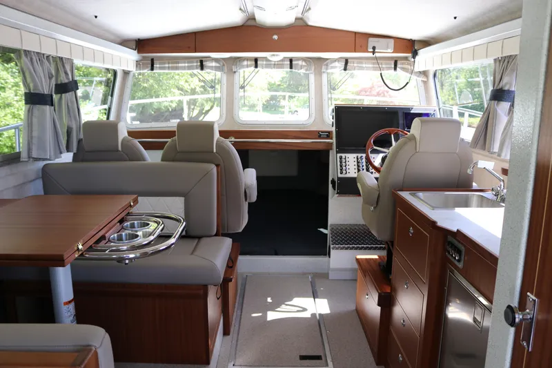 Slide: The Image of Luxurious interior of 2026 KingFisher 3425 GFX Offshore boat with modern amenities. - 4