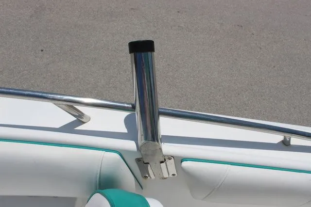 Slide: The Image of 2018 Glasstream 240 CCX boat with stainless steel holder. - 16
