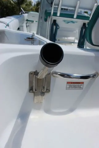 Slide: The Image of Fishing rod holder on a 2018 Glasstream 240 CCX boat. - 39
