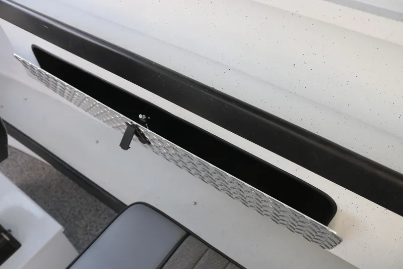 Slide: The Image of Storage compartment on 2026 Alumaweld Horizon 26 boat, featuring sleek design and durable materials. - 14
