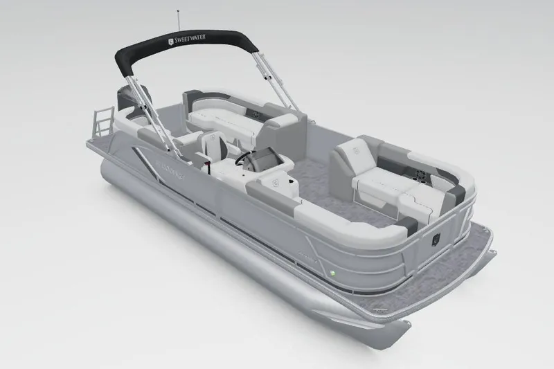 The Image of 2026 Godfrey Sweetwater 2086 SB pontoon boat with sleek design and spacious seating. - 0