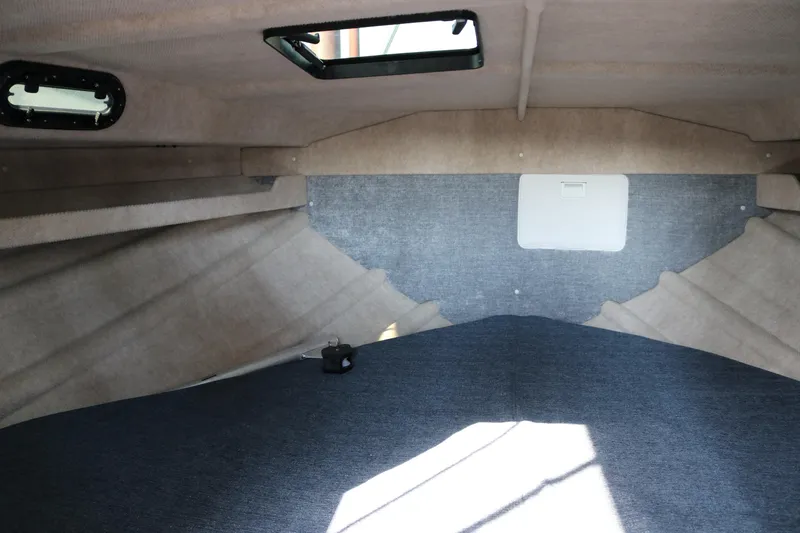 Slide: The Image of Interior cabin of 2026 KingFisher 3025 XRS boat, featuring spacious layout and modern design. - 12