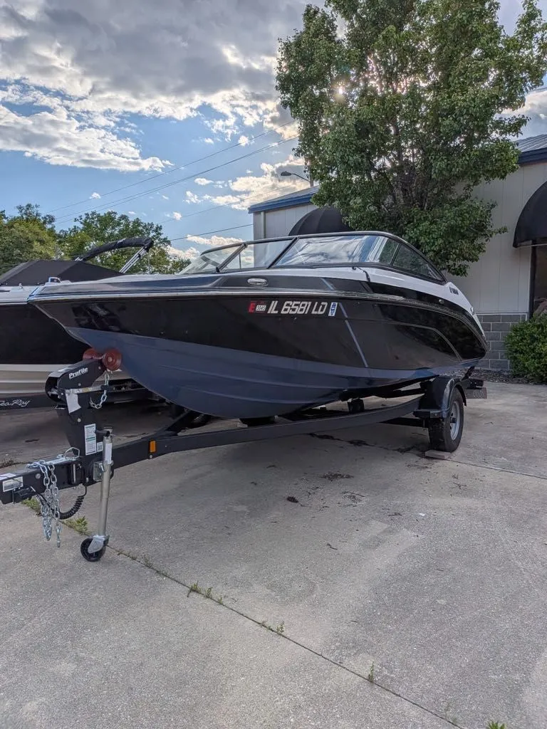 The Image of 2023 Yamaha SX195 boat on trailer, ready for adventure. - 1