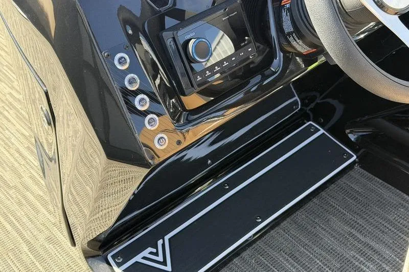 Slide: The Image of Dashboard of 2026 Viaggio x22u with modern controls and sleek design. - 8