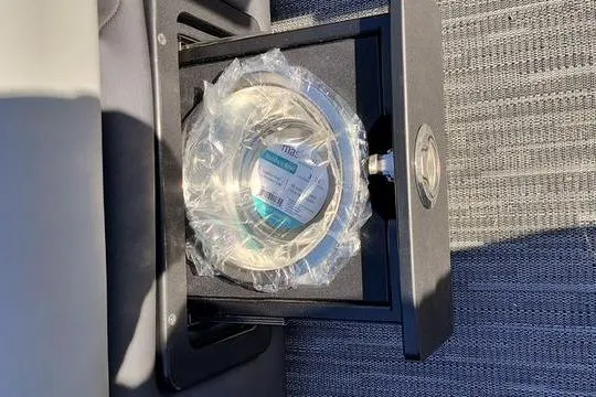 Slide: The Image of 2026 Viaggio X22S speaker in protective packaging, installed in a vehicle interior. - 18