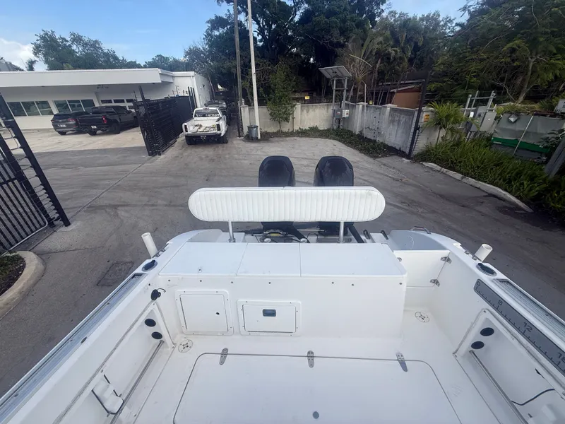 Slide: The Image of Rear view of a 2007 Sea Boss 255 WA boat at the dock. - 4