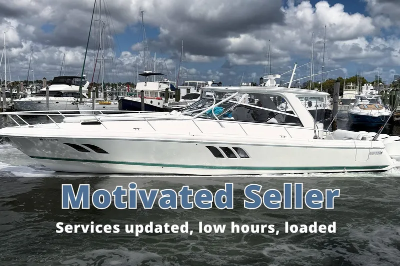 The Image of 2018 Intrepid 475 Sport Yacht for sale, low hours, fully loaded, motivated seller. - 0
