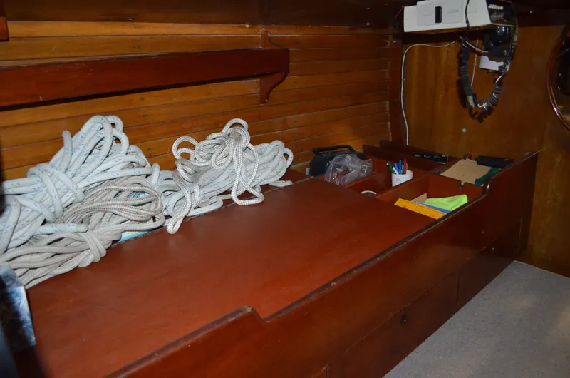 Slide: The Image of Starboard Pilot Berth Converted To Storage - 16