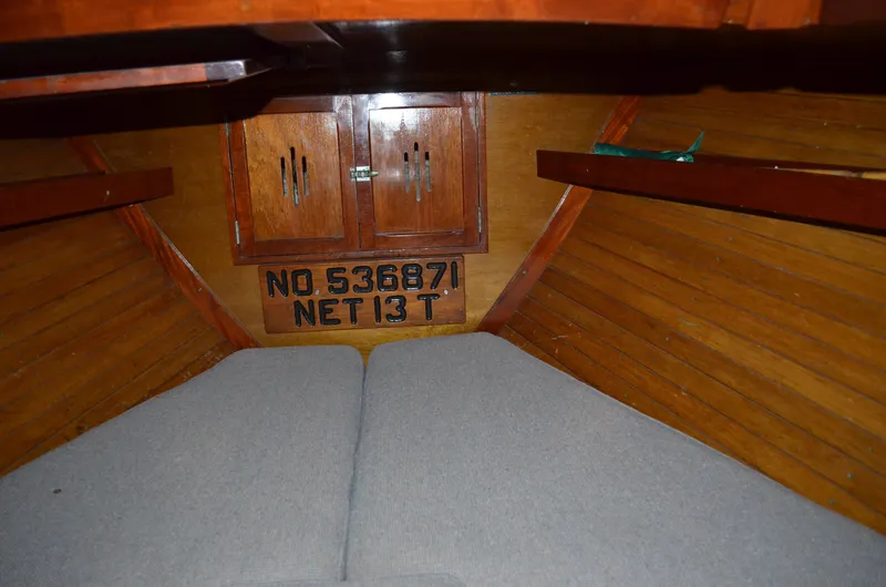 Slide: The Image of Interior of a 1963 Hinckley Bermuda 40 yacht. - 18