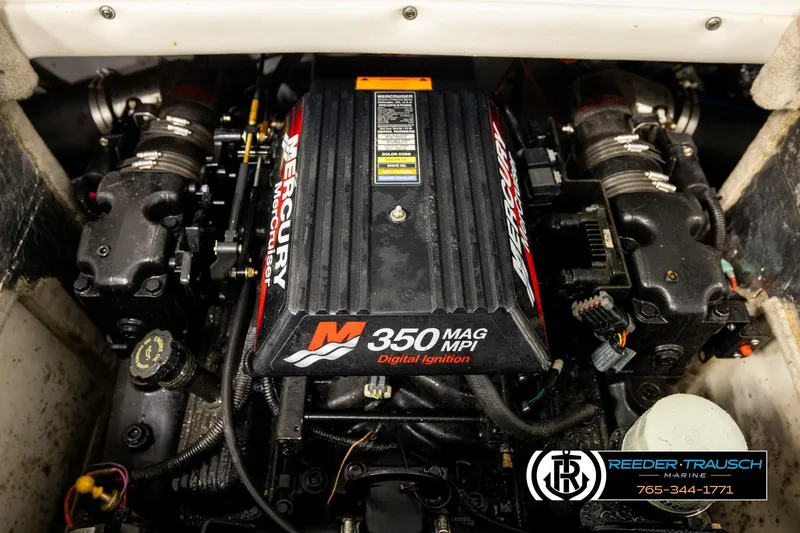 Slide: The Image of Engine of a 2001 Crownline 225 BR with Mercury 350 MAG MPI. - 20