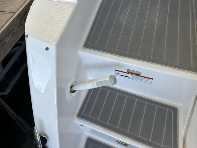 Slide: The Image of Regal 38 Grande Coupe 2021 boat step with handle. - 20