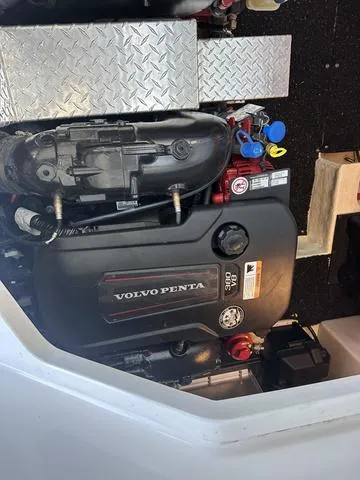 Slide: The Image of Volvo Penta engine in 2021 Regal 38 Grande Coupe. - 39